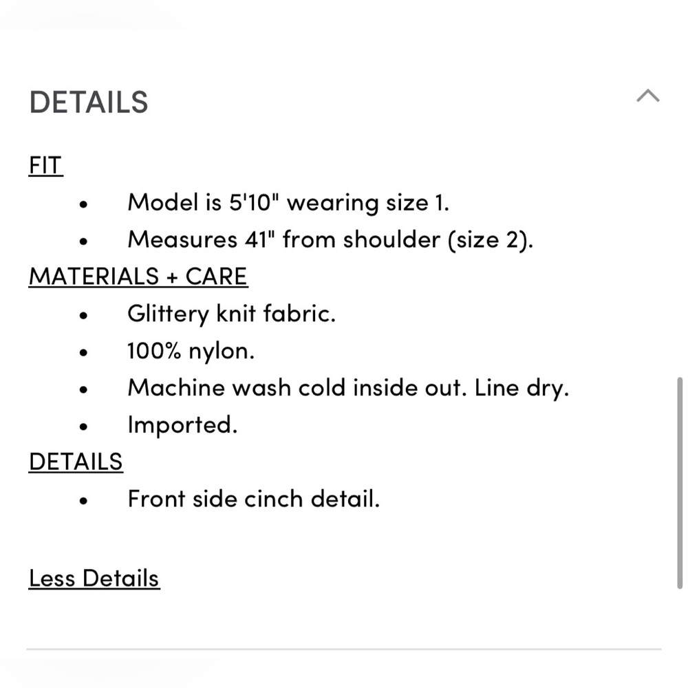 NWT At the Knee Glitter Knit Cinched Bodycon Skirt - Picture 2 of 4